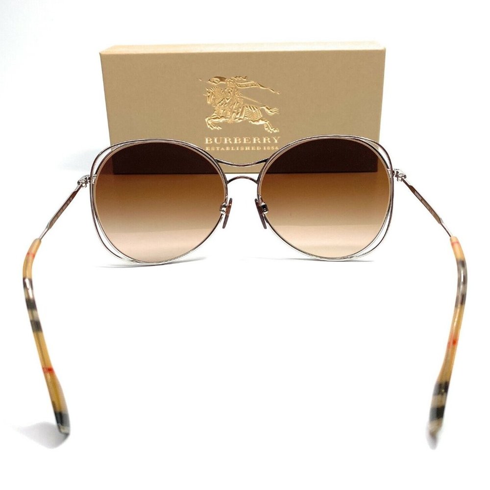 Burberry Silver 60mm Women's Sunglasses! - Picture 2 of 4